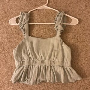 Super down size S mint green going out tank